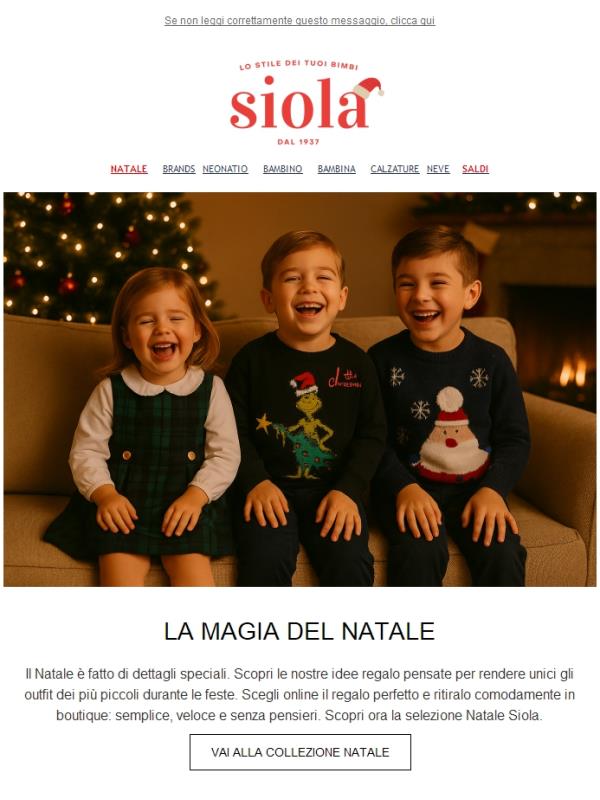 🎄🎁 Acquista online, ritira in boutique: il Natale è più semplice 🎁