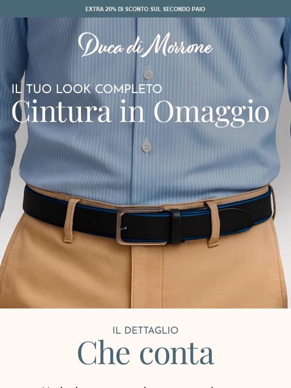 Acquista le scarpe, la cintura è in regalo! 🎁