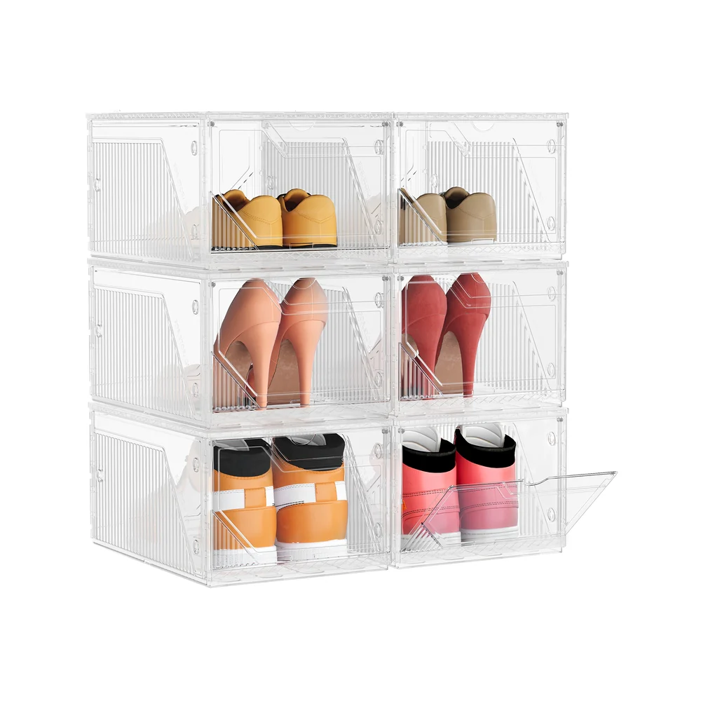 Image of Scatole impilabili per scarpe con sportello magnetico