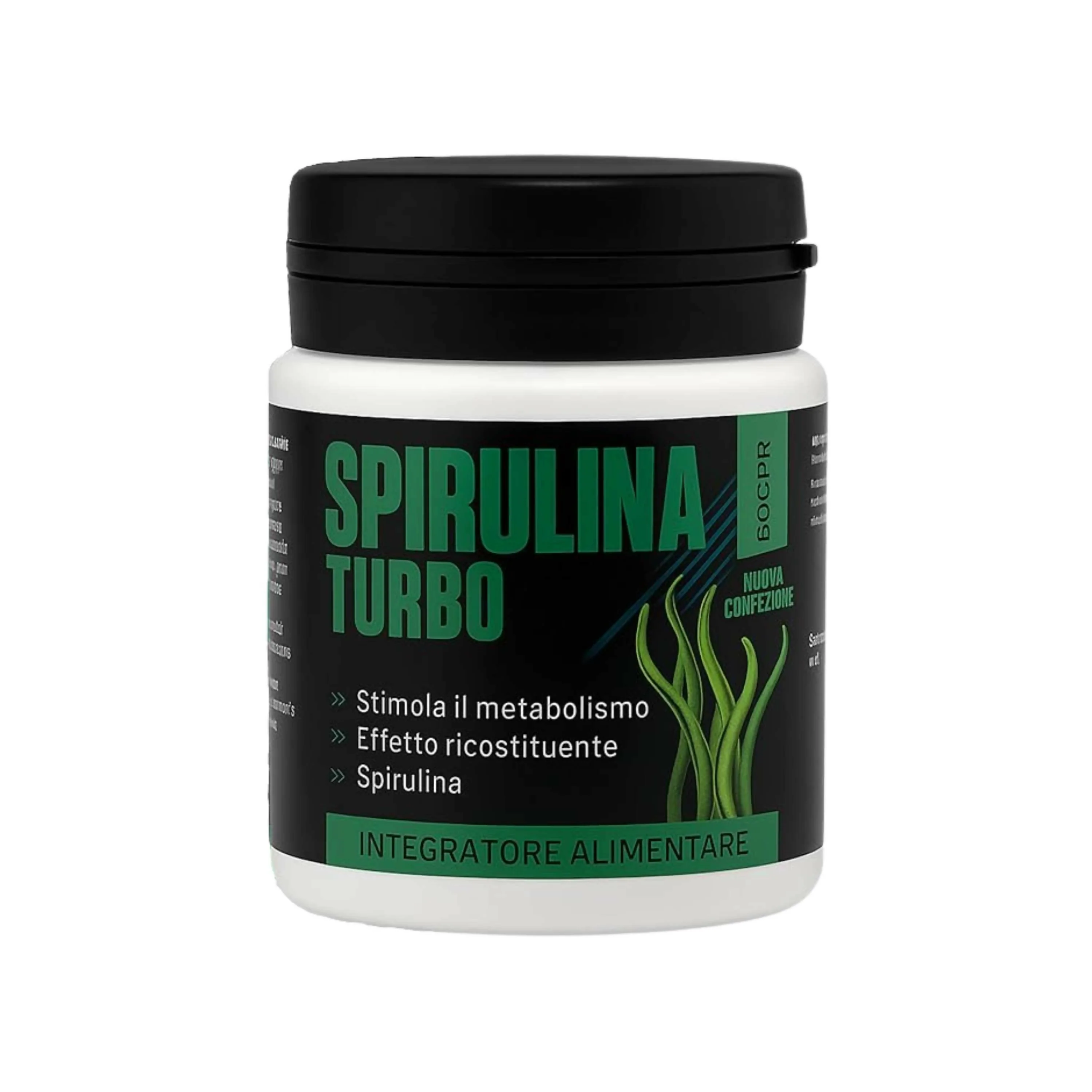 Spirulina Turbo Dimagrante – Integratore per Perdita di Peso – Riduce Fame Nervosa – Ultra Dimagrante Forte e Veloce – 60 Compresse 500mg – AlohaLabs