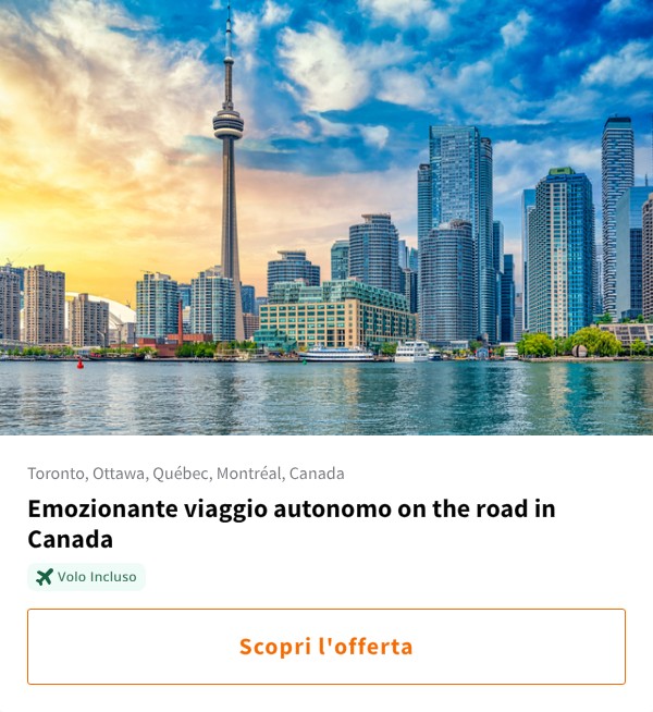 Emozionante viaggio autonomo on the road in Canada