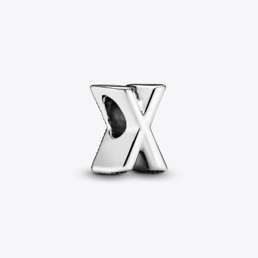 Letter X Alphabet Charm