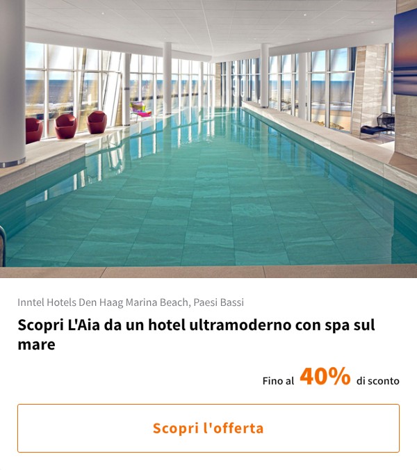Scopri L'Aia da un hotel ultramoderno con spa sul mare