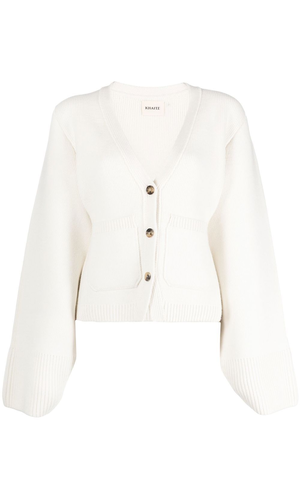 Scarlet cashmere cardigan