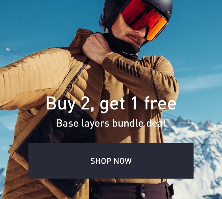 Buy 2, get 1 free. Base layers bundle deal. SHOP NOW