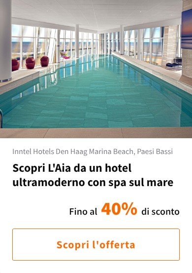 Scopri L'Aia da un hotel ultramoderno con spa sul mare