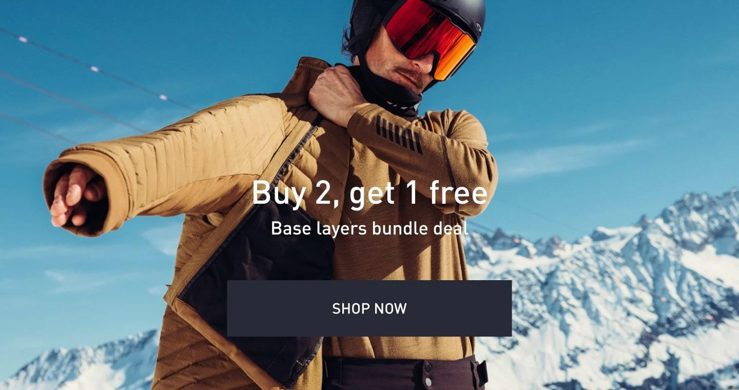 Buy 2, get 1 free. Base layers bundle deal. SHOP NOW