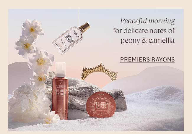PEACEFUL MORNING FOR DELICATE NOTES OF PEONY AND CAMELLIA | PREMIERS RAYONS