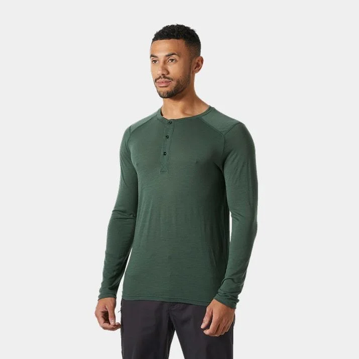 Men's HH Durawool Long Sleeve Henley