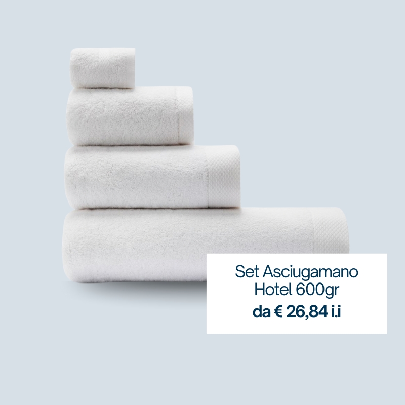 set asciugamano diamante