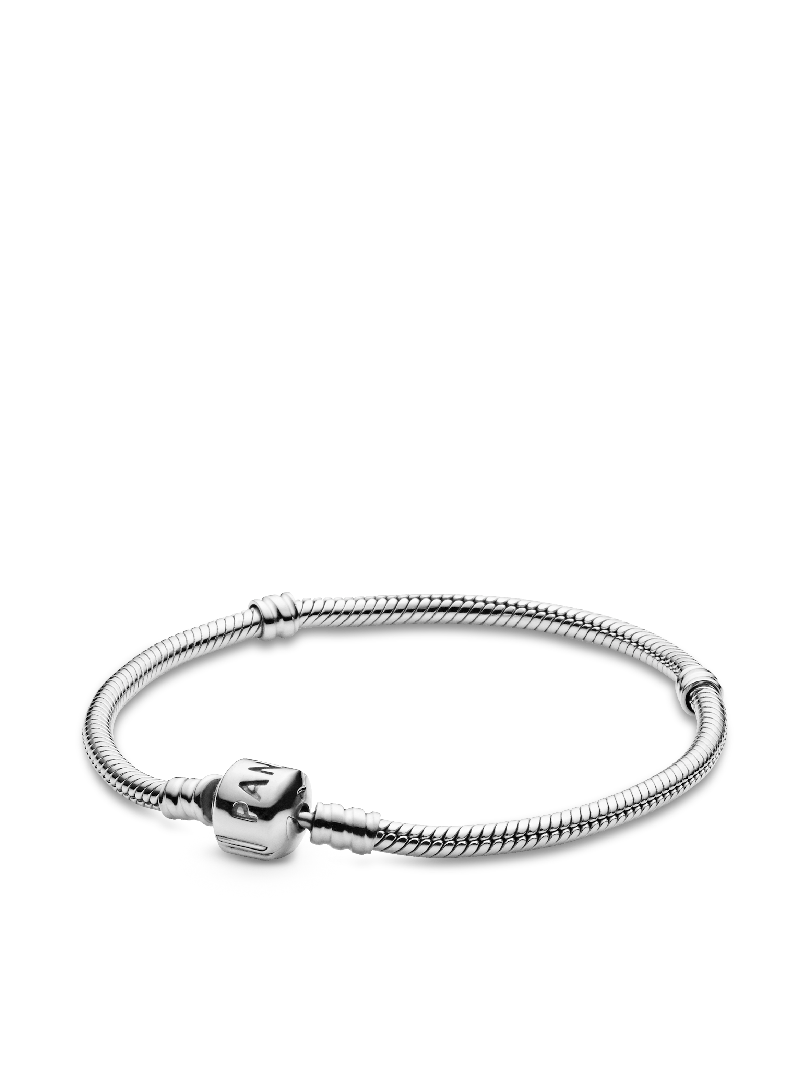 Pandora Moments Barrel Clasp Snake Chain Bracelet
