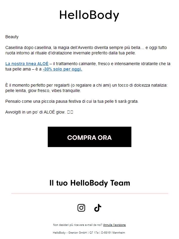 Solo per 24 ore: il tuo rituale ALOÉ -30% ✨