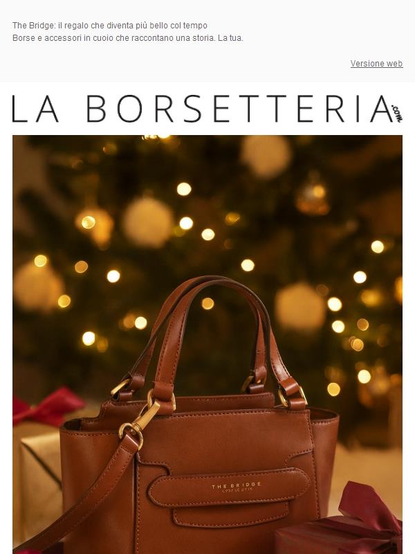 Il Natale ha il profumo del cuoio: regala The Bridge 🎄