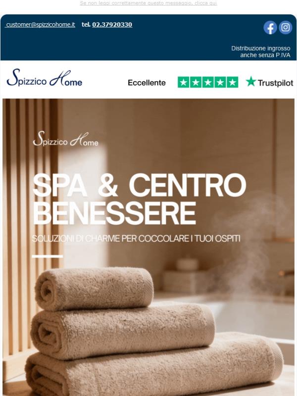 SPA & Centro Benessere 💆‍♀️ Forniture Esclusive per Coccolare i tuoi Ospiti ✨