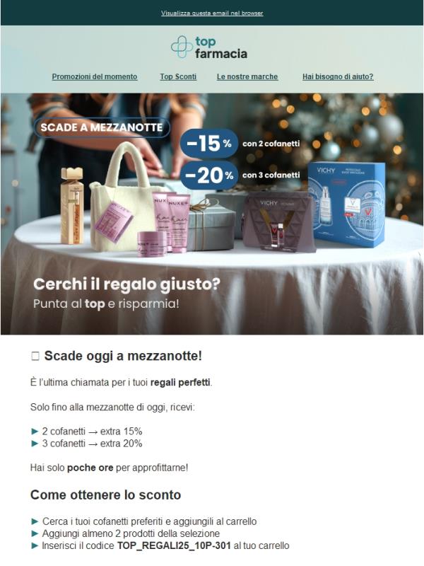 ⏰ Scade oggi: fino al -20% sui Cofanetti!