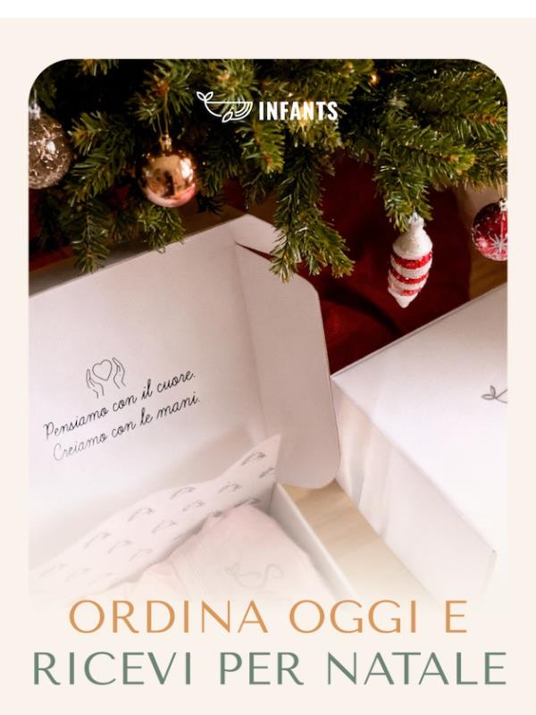 Ordina oggi e ricevi per Natale 🧑‍🎄