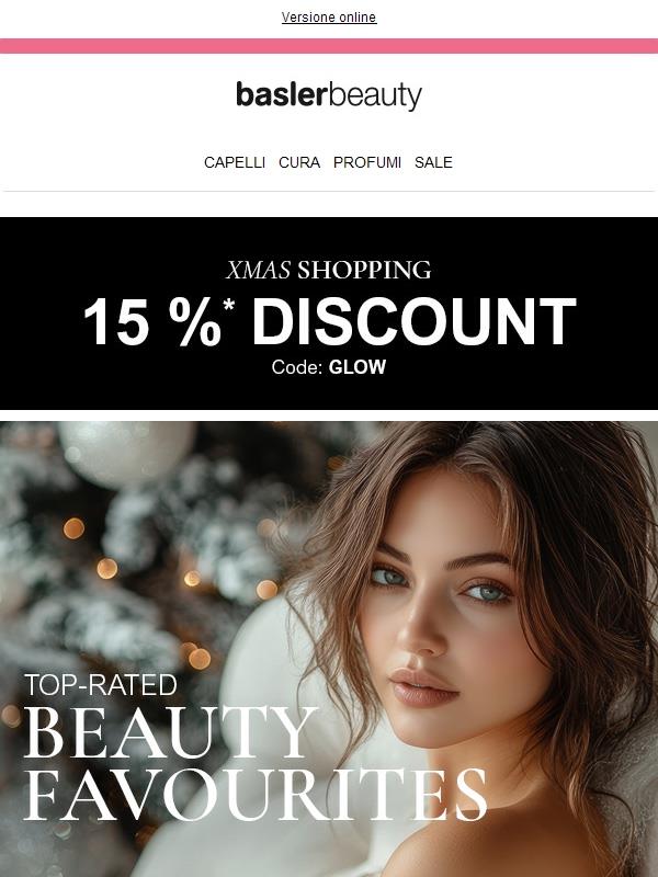 Ultima occasione per ottenere uno sconto del 15 % sullo shopping X-MAS