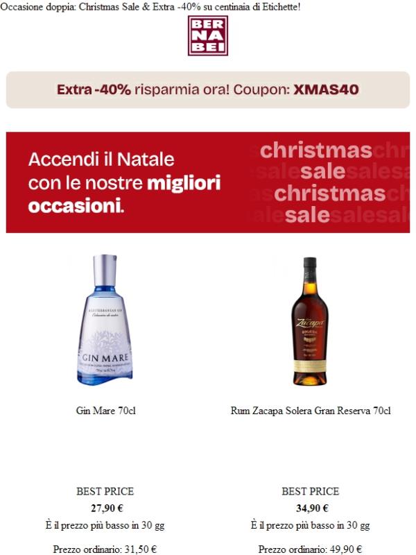 Promo imperdibili! 🎄 + Extra -40%