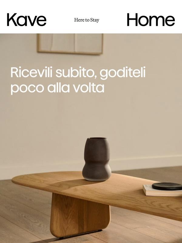 In pronta consegna, fatti per durare