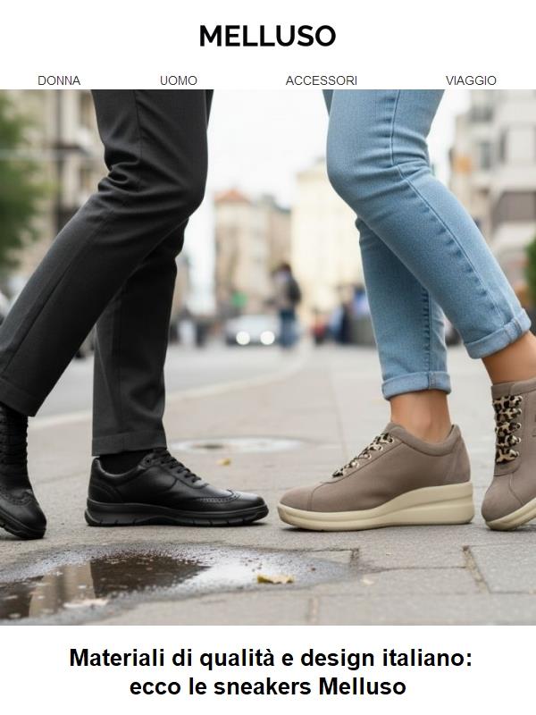 Le nuove sneakers Melluso sono arrivate: comfort e stile, ogni giorno😉