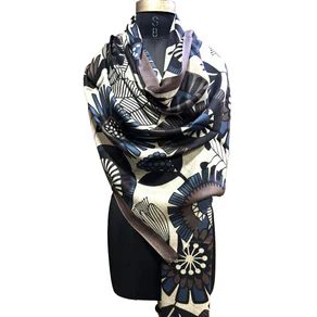 Foulard Spatarella in Cashmere Fantasia Multicolore