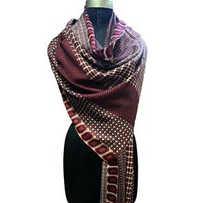 Foulard Spatarella in Cashmere Fantasia Multicolore