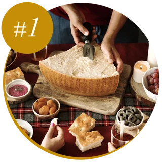 Presentare il Parmigiano Reggiano