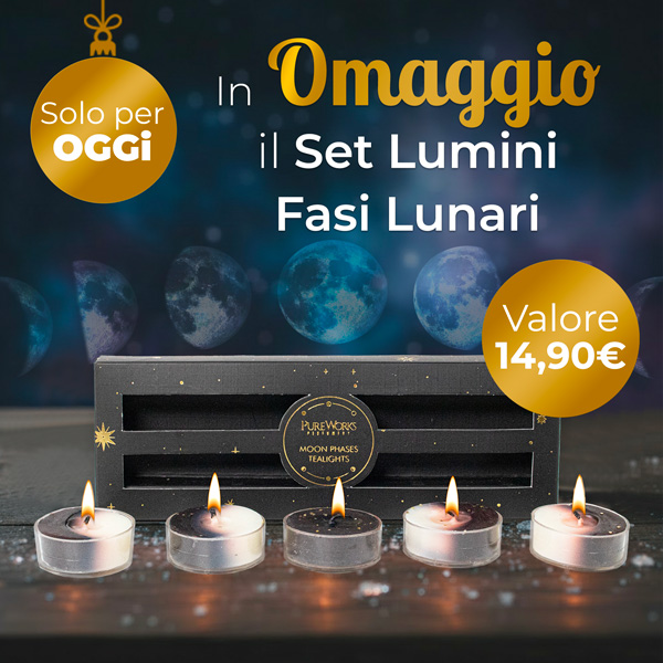 In Omaggio il Set Lumini Fasi Lunari!