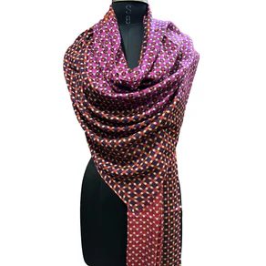 Foulard Spatarella in Cashmere Fantasia Multicolore