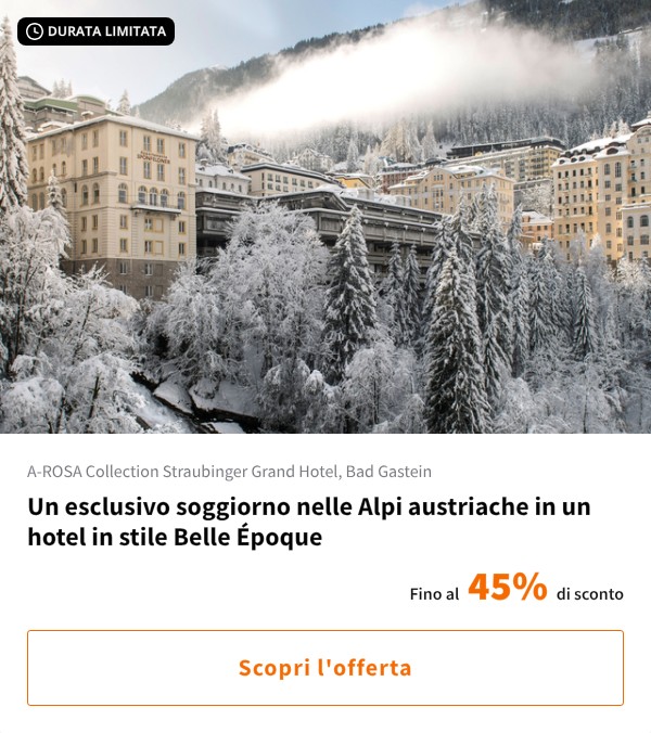 Un esclusivo soggiorno nelle Alpi austriache in un hotel in stile Belle Époque