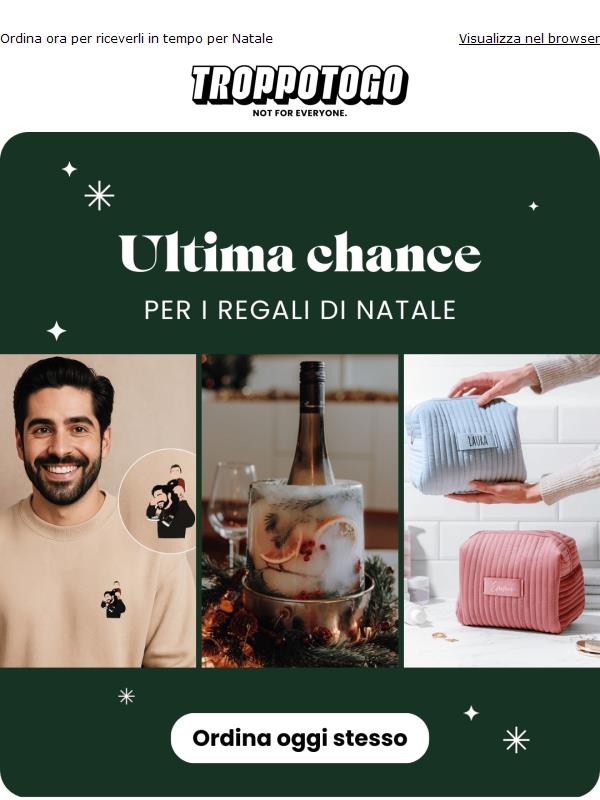 ⏰ Ultima chance per i regali di Natale!
