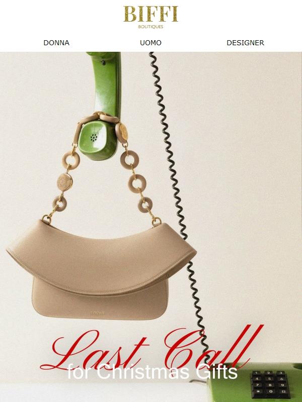 ULTIMA CHIAMATA per i tuoi regali di Natale!