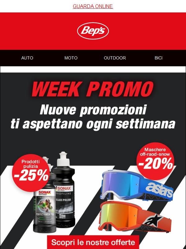 Scopri le offerte della PROMO WEEK! 🛒