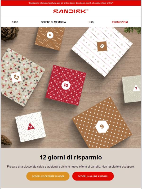 Ricevi in omaggio una custodia SSD Sandisk con il tuo ordine 🛒