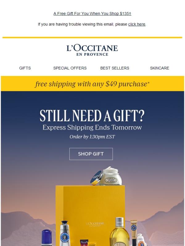 Spread the Joy that L'OCCITANE Brings