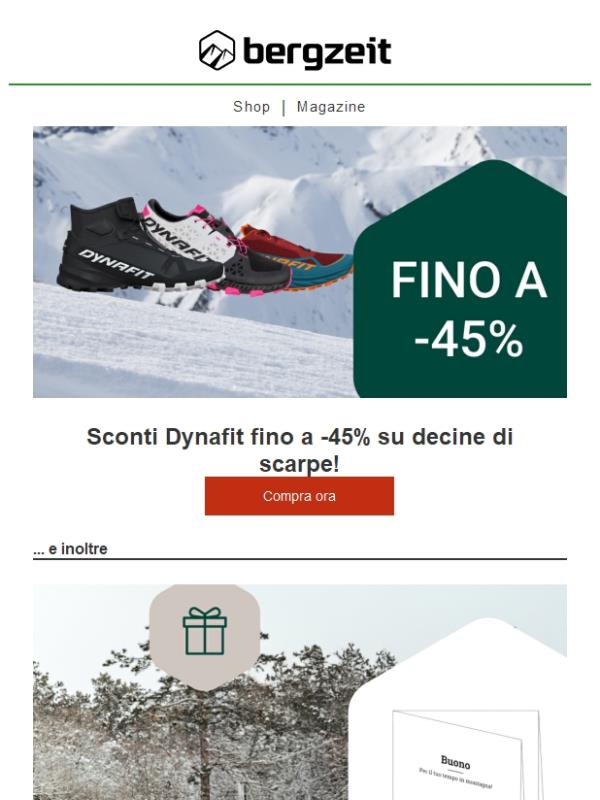 Dynafit in sconto fino a -45%!