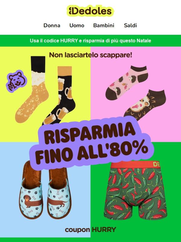 Ultima chiamata: sconti fino all'80% 🔔