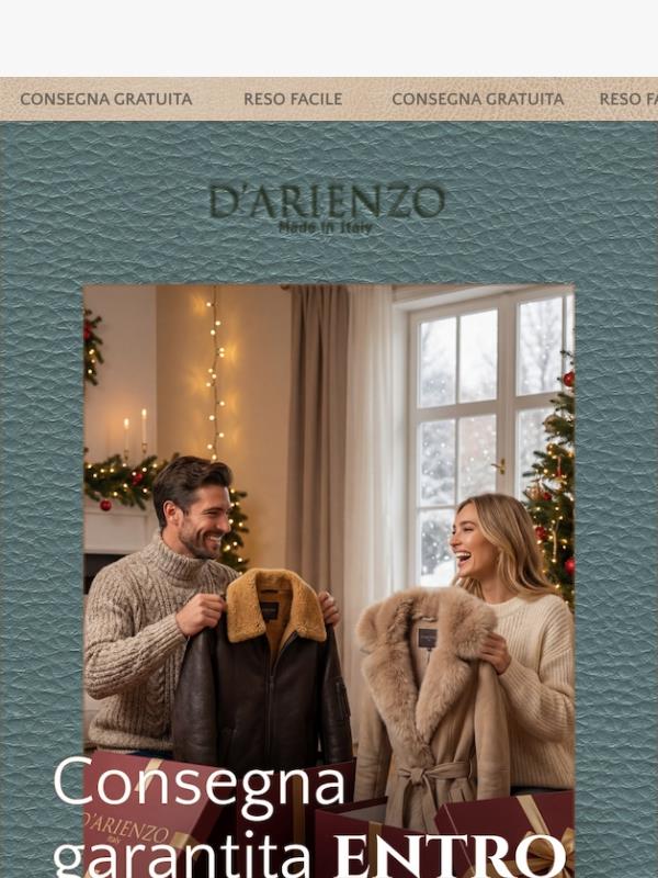 Ultimi giorni per ricevere tutto prima di Natale