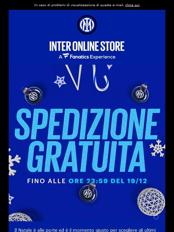 Ultimi regali di Natale? Approfitta della spedizione gratuita 💪⚫🔵