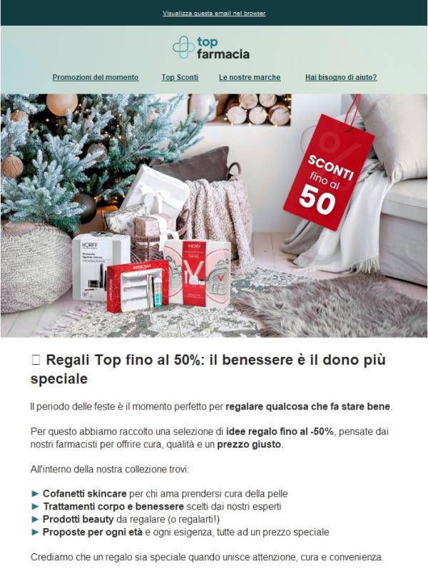 🎁 Regali Top fino al 50%: la selezione è online!