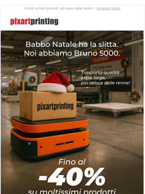 Stampe di Natale? Siamo già in viaggio! Fino al -40%