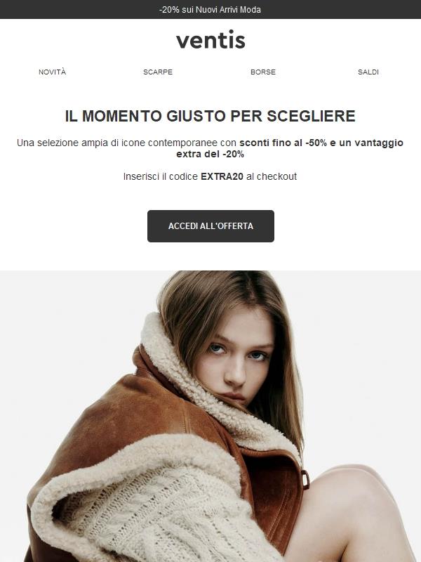 Sconti fino al -50% + EXTRA -20%