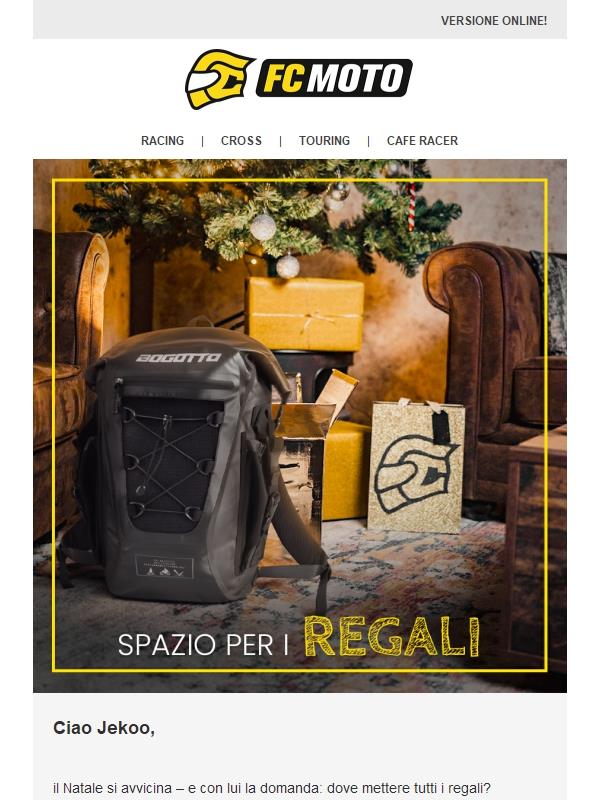 🎒 Più spazio per i tuoi regali di Bikemas