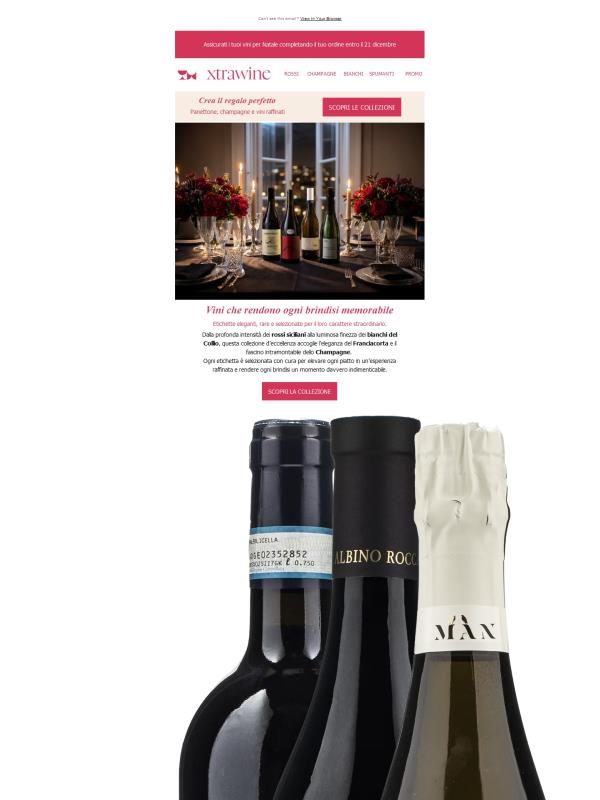 Vini che rendono ogni brindisi memorabile