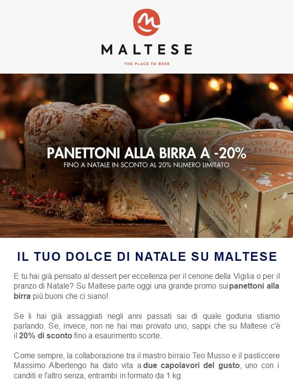 I panettoni alla birra in promo!