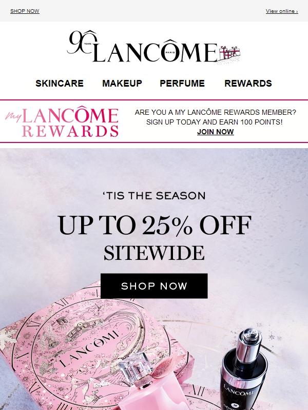 Warm Wishes & Up to 25% Off Reminder! 🔔