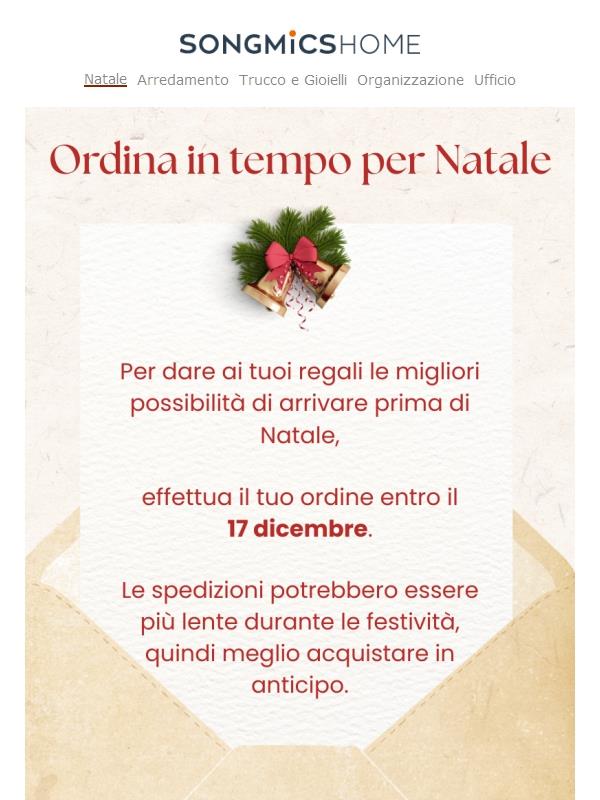 Vuoi che i tuoi regali siano sotto l’albero in tempo? 🎄