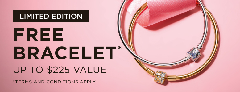 Free bracelet when you spend $145+