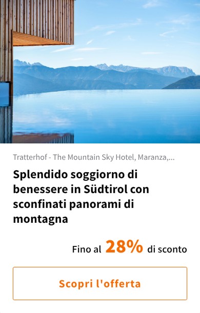 Splendido soggiorno di benessere in Südtirol con sconfinati panorami di montagna