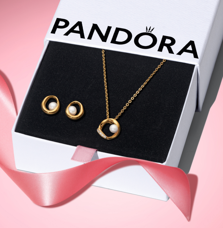 Organic Sparkle and Pearl Jewelry Gift Set